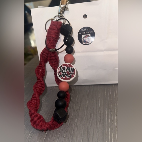 Homemade Macrame Keychain - Picture 2 of 2